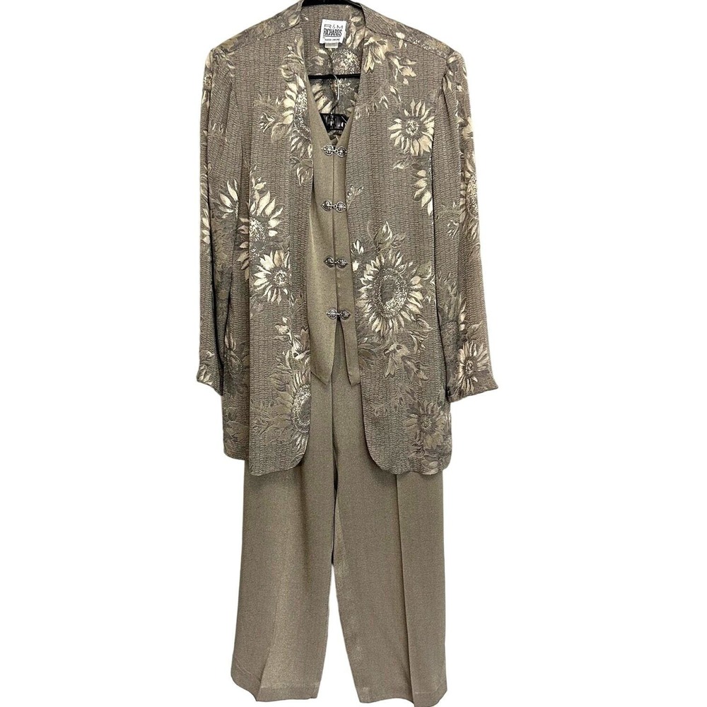 Vintage R&M Richards by Karen Wong 2 Piece Women's Career Pant Suit Size 10